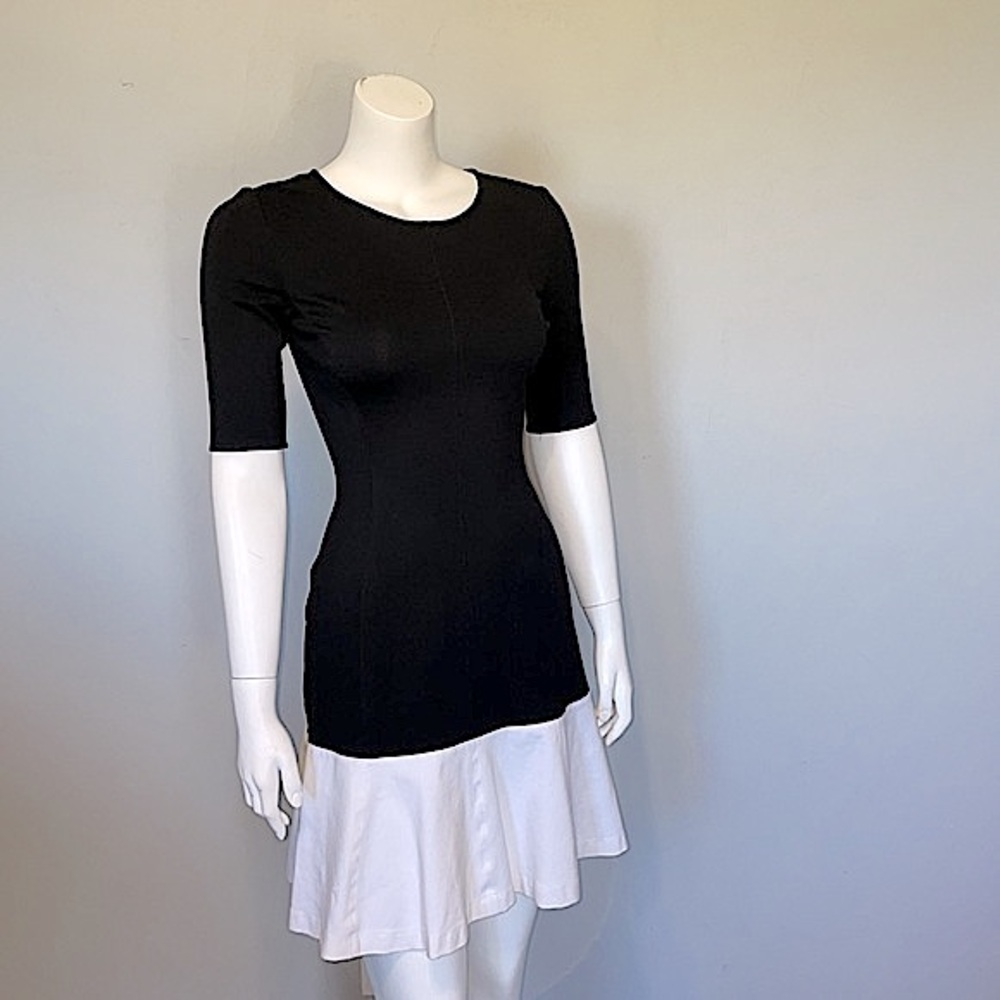 Banana Republic Colorblock Fit & Flair Stretch Dress EUC - Picture 1 of 13
